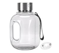 Haofy Bouteille D'eau à Hydrogène, Générateur D'eau à Hydrogène Portable Rechargeable de Grande capacité de 1,8 L avec Membrane Ionique Microporeuse pour une Utilisation Quotidienne, des (SILVER)