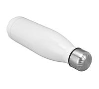 Haofy Bouteille d'eau Isolée en Acier Inoxydable, Flacon Thermique 304, Résistant aux Rayures, Idéal pour les Voyages, la Salle de Sport, le Bureau et les Activités de Plein Air (Blanc brillant)
