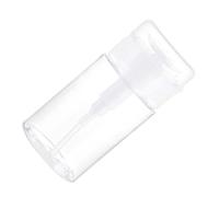 Haofy Bouteille Distributrice de Pompage à Pression Transparente Rechargeable, pour Démaquillant, Stockage D'eau, Bouteilles Compactes pour Voyage, Matériau PP (100ml)
