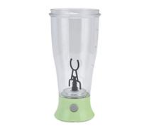Haofy Bouteille Shaker électrique Portable pour Protéines, Tasse Mélangeur Alimentée par Batterie de 350ml avec Matériaux de qualité Alimentaire pour la Salle de Sport, le Sport et les Voyages (GREEN)