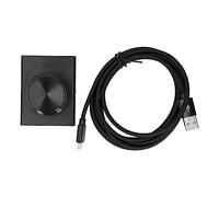 Haofy Bouton de Contrôleur de Volume USB pour PC et Ordinateur Portable avec Réponse Rapide et Fonction Muet, Construction en Métal, Parfait pour une Utilisation à la Maison ou au Bureau, 1 unité