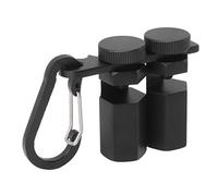 Haofy Bouton de Jauge d'escalier, Cadre en Alliage d'aluminium à 6 Côtés, Butée Carrée avec Vis Moletée Antidérapante pour la Disposition des Limons 'escalier, la Construction de Poutres, les