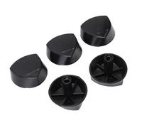 Haofy Boutons de Cuisson de Cuisson à Gaz 5 Pack Pack Universal Fit Stove Rehobs Rehobs, Resièmes de Commande de Brûleur ABS Résistant à la Chaleur pour la Plupart des Gammes, Mise à