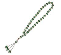 Haofy Bracelet Chaîne de Perles émaillées Colorées, Chapelet Délicat pour L'Islam, Bel Accessoire de Prière, Léger et Confortable pour les Amis et la Famille, #113, Résine