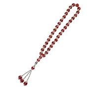 Haofy Bracelet Chaîne de Perles émaillées Colorées, Chapelet Délicat pour L'Islam, Bel Accessoire de Prière, Léger et Confortable pour les Amis et la Famille, #112, Résine