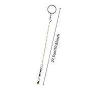 Haofy Bracelet de Cheville en Chaîne de Pied D'oiseau Durable en Acier Inoxydable pour L'entraînement 4 Tailles pour Perroquets Agapornis, Acridotheres Cristatellus, Nymphicus Hollandicus, (Utilisé