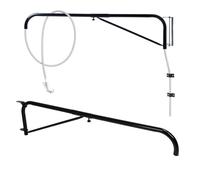 Haofy Bras Oscillant Accessoire de Lavage de Cheval, Bras de Flèche de Tuyau de Pulvérisation Mural, Convient au Tuyau D'arrosage Standard, Tuyau Non Inclus, Matériau en Alliage de