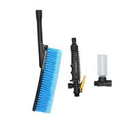 Haofy Brosse de Lavage Voiture 56 cm Poils Doux Anti-Rayures avec Tuyau Distributeur Savon Suitable for SUV Camion Bateau Nettoyage Extérieur Sols