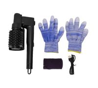 Haofy Brosse pour Barbecue électrique, Moteur 25 W, Batterie 2600 MAh,