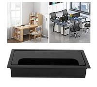 Haofy Bureau Grommemet, Rectangle de Bureau de Berceau de Bureau en Métal Organisateur de Câble de Couverture de Trou de Câble de Cordon pour la Table D'ordinateur de Gestion du