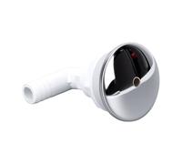 Haofy Buse à Jet d'air pour Baignoire Paquet de 4 Buse à Bulles d'air pour Spa en Forme de L Remplacement de Jet de Spa en Acier Inoxydable PVC pour Bains D'hydrothérapie