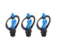 Haofy Buse d'arrosage Automatique pour Pelouse, Rotation à 360 Degrés avec Filetage de 1/2 Pouce en Plastique pour Pelouse - Arroseur de Jardin Rotatif pour Serre et Potager avec Répartition (Buse