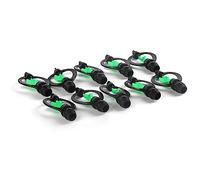 Haofy Buse d'arrosage en Plastique 10 Pièces Irrigation Rotative à 360 Degrés G1 2 Pouces Spray de Brouillard de Pluie Léger pour Jardin Pelouse Cour Utilisation Agricole La Rotation Automatique