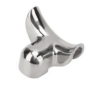 Haofy Buse de Dérivation de Porte-filtre à café en Acier Inoxydable, Buse de Dérivation Durable à Double Guide pour Machines à café Semi-automatiques, Sûre à Utiliser pour les Cafés, les Restaurants