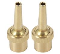 Haofy Buse de Fontaine, Matériau en Cuivre, Pulvérisateur d'eau à Jet Multidirectionnel pour Bassin de Jardin, Buse de Jet Réglable, Facile à Installer, Idéal pour les Fontaines et étangs Extérieurs