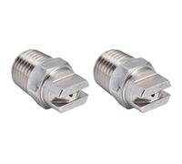 Haofy Buse de Pulvérisation de Ventilateur en Acier Inoxydable, Résistante aux Hautes Températures, pour Véhicules Sanitaires, Pratique et Pratique, 2 Pièces (65°)