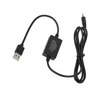 Haofy Câble d'alimentation Convertisseur élévateur USB 5 V vers DC 8 V, Alimentation Continue pour Haut-Parleur de Lampe de Bureau, Matériau en Plastique et Métal Durable, Cordon de 1,2 M (DC4017)