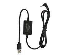 Haofy Câble d'alimentation Convertisseur élévateur USB 5 V vers DC 8 V, Alimentation Continue pour Haut-Parleur de Lampe de Bureau, Matériau en Plastique et Métal Durable, Cordon de 1,2 M (DC3011)