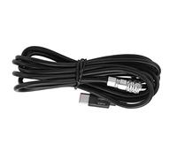 Haofy Câble d'alimentation pour BMPCC 4K 6K, Conception à Manchon renforcé, Poids 52 G, Facile à Utiliser avec Alimentation de Type C, Cordon Long de 81,1"