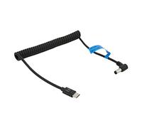 Haofy Câble d'alimentation Universel DC 12V Type C, Cordon de Charge à Haute conductivité pour Caméras, Longueur 42-80cm