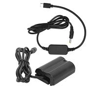 Haofy Câble de Banque D'alimentation de Fausse Batterie USB de Type C vers EN-EL15 pour Appareils Photo D810 et D750, Circuit Entièrement décodé à Haute efficacité, Longueur de 131 Cm