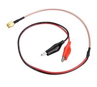 Haofy Câble de Connexion RF, Fil de Silicone 18 AWG, Câble de Test de 52 Cm avec SMA et Pince pour la Transmission du Signal Haute Fréquence