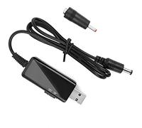 Haofy Câble de Convertisseur de Tension Cc, Cordon de Routeur, Forme Compacte pour Modems Optiques, Affichage Numérique élévateur 5V à 9V 12V