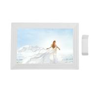 Haofy Cadre Numérique à Rotation Automatique, écran Tactile de 10,1 Pouces, Cadre Photo WiFi avec Stockage de 32 Go, Affichage HD, Partage en Temps Réel pour Le Bureau à Domicile