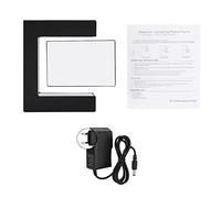 Haofy Cadre Photo Lévitation Magnétique LED Cœur 16,6 cm Rotation Silencieuse, Éclairage Intégré Doux, Double Affichage sans Effort, Idée Cadeau Mariage Anniversaire Bureau Salon