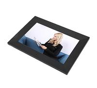 Haofy Cadre Photo Numérique, Cadre Photo Numérique WiFi 100-240 V IPS écran Tactile Noir 8 Pouces Détection de gravité 1280 X 800 pour Les Voyages (Prise UE)