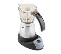 Haofy Cafetière électrique Détachable 480W, Machine à Expresso Moka Transparente pour 6 Tasses, Matériau en Alliage et Acrylique