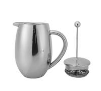 Haofy Cafetière Isolée à Double Paroi en Acier Inoxydable 304 avec Filtre à Mailles Fines pour Jus de thé au Lait et Diverses Boissons