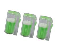 Haofy Cage de Marquage Queen Bee en Plastique à Une Main avec Piston 3 Pièces - Marqueur Bee Queen Maille Lisse Légère pour Une Manipulation sans Effort de la Reine, Outil de Rucher (Green)