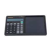 Haofy Calculatrice de Mathématiques avec Notes de Sketos Multifonctionnels Calculatrice Pratique Portable Précis pour Le Bureau Financier (Black)