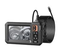 Haofy Caméra D'endoscope étanche avec un écran HD Léger 1080p, IP67 Caméra des Eaux Usées Flexible pour L'inspection HLK (5M / 16.4Ft)