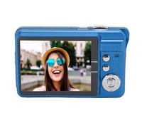 Haofy Caméra Numérique HD 4K 48MP 2,7 Pouces 8X Zoom Auto Beauty Travel Camera pour Les Enfants Adolescents, Appareil Photo Numérique Léger (Blue)