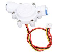 Haofy Capteur de Débit D'eau, Petit Capteur à Effet Hall étanche pour Distributeur D'eau, Interrupteur de Débit, Câble 3P pour Chauffe-eau, Matériau de Tuyau PE G1/4"