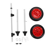 Haofy Carrier de canoë Pliable de Chariot de Transport en Kayak avec des Pneus de 10 "de Perforation, Cadre en Métal de Calibre Lourde pour la Pêche au Kayak de Navigation