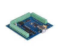 Haofy Carte Contrôleur de Mouvement CNC USB 4 Axes 100 KHz pour Gravure, Petit Volume Facile à Utiliser, pour Moteurs Pas à Pas/servomoteurs, pour Fin de Course, pour Toutes Les Versions