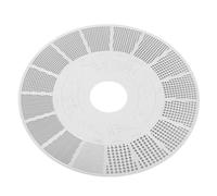 Haofy Carte de Référence pour la Mouture du café, Guide de Brassage en Acier Inoxydable avec 8 Méthodes et 16 Niveaux de Comparaison pour le Siphon Turc Goutte à Goutte sur Presse