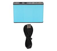 Haofy Carte Son Externe, Carte Son USB Compatible SCMS, Enregistrement Analogique, Fréquence d'échantillonnage de 48 KHz pour PC (Bleu)