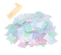 Haofy Cartes de Canette de Fil en Plastique, Ensemble de Planches à Enrouler Transparentes pour le Stockage du Fil à Broder, Paquet de 240 pour les Projets de Bricolage