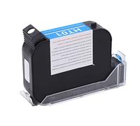 Haofy Cartouche d'imprimante à jet d'encre portable avec capacité de 42 Ml, large application pour l'impression sur bois, métal et tissu (BLUE)