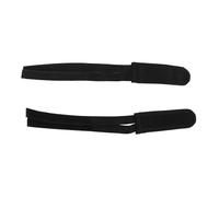 Haofy Ceinture Adhésive pour Pédale de Vélo de Route, Clip d'orteil, Conception à Double Bande, 1 Paire pour Une Utilisation Polyvalente (Black)