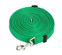 Haofy Ceinture de Chien de 32,8 Pieds avec Pince Réglable, Un Projet de Formation Simple pour Les Chiens, adapté aux Grands, pour la Formation et Les Cours de Plage (Green)