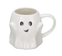 Haofy Céramique Ghost Mug 440ml Grand Tasse de café de Motif Fantôme Mignon, Caractéristique Durable pour les Cadeaux de Fête D'Halloween à Usage Quotidien pour les Amoureux du