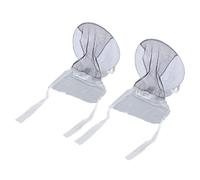 Haofy Chapeau d'apiculteur 2 Pièces avec Maille Respirante pour 2 à 4 Personnes, Conception de Cou élastique pour un Ajustement sécurisé, Protecteur d'apiculture pour une Utilisation en Extérieur,