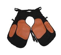 Haofy Chaps de Tablier de Maréchal-ferrant Equine Care, Sangles de Jambe de Ceinture Réglables, Tablier de Maréchal-ferrant équin en Cuir Synthétique avec Poches à Outils et Aimants