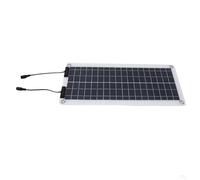 Haofy Chargeur Solaire en Silicium Monocristallin, Panneau Portable 30 W avec OBD et Clips de Batterie pour Voiture 12 V, Bateau, Camping-car, Remorque, Entretien de la Batterie de Moto Pendant les