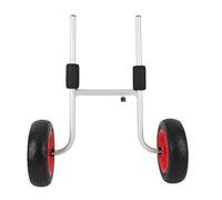 Haofy Chariot en Kayak avec 10 Pneus sans Air Solide Châssis de Largeur Réglable Carrier en Caoutchouc en Métal Lourd pour Canoës, Beach Shore Transport